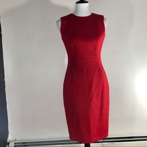 Calvin Klein red dress